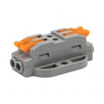 Клемма строительно-монтажная СМК проходная 222-422P 2п 0.08-4кв.мм с монтажной площадкой сер. (блист.5шт) Rexant 07-6262-5 Клемма строительно-монтажная СМК проходная 222-422P 2п 0.08-4кв.мм с монтажной площадкой сер. (блист.5шт) Rexant 07-6262-5