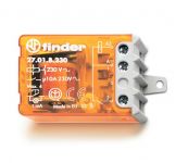 Реле шаговое электромеханич. 1NO 10А 2 состояния AgNi 230В AC монтаж в коробке фланец IP20 FINDER 270182300000 Реле шаговое электромеханич. 1NO 10А 2 состояния AgNi 230В AC монтаж в коробке фланец IP20 FINDER 270182300000