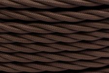 Провод ретро 2х1.5 матов. корич. (уп.50м) Bironi B1-424-72-50 Провод ретро 2х1.5 матов. корич. (уп.50м) Bironi B1-424-72-50