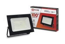 Прожектор светодиодный СДО-7 100Вт 6500К IP65 8000лм 230В черн. IN HOME 4690612034652 Прожектор светодиодный СДО-7 100Вт 6500К IP65 8000лм 230В черн. IN HOME 4690612034652