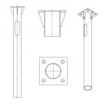 Деталь фундамента закладная для ОГКф-7 UMECON МК 89835 ФМ-0.133-1.5-200(10) фл. 300х300 грунт Деталь фундамента закладная для ОГКф-7 UMECON МК 89835 ФМ-0.133-1.5-200(10) фл. 300х300 грунт