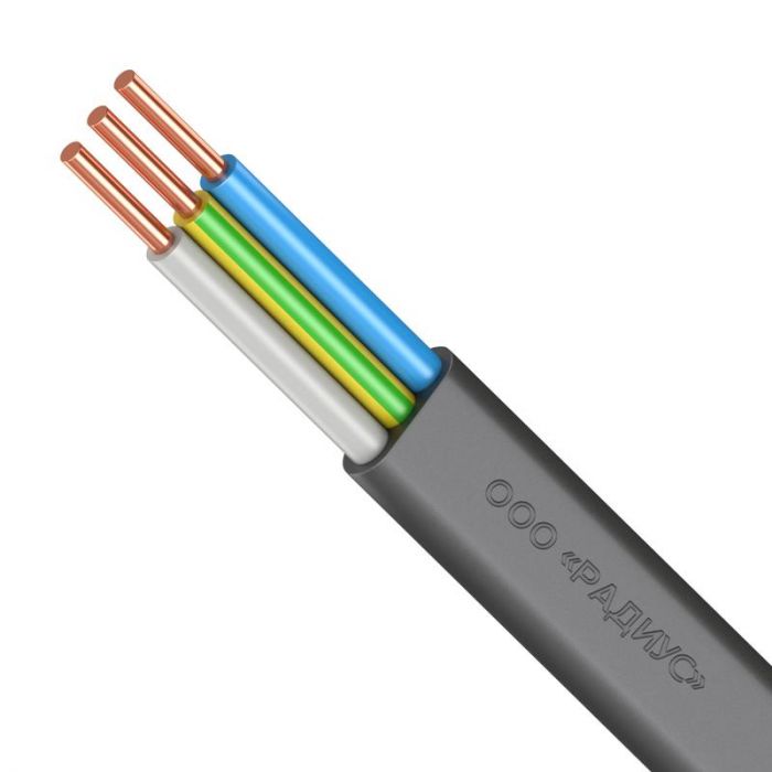 Кабель ВВГ-Пнг(А)-LS 3х2.5 ОК (N PE) 0.66кВ (уп.100м) Радиус TR3126
