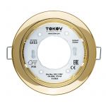 Светильник GX 53-G-1 106х48мм зол. металл+пластик TOKOV ELECTRIC TOK-GX53-G-1 Светильник GX 53-G-1 106х48мм зол. металл+пластик TOKOV ELECTRIC TOK-GX53-G-1