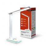 Светильник настольный светодиодный ССО 20Б 12Вт 6500К 640лм RGB-подсветка сенсор-диммер с адаптером бел. IN HOME 4690612041070 Светильник настольный светодиодный ССО 20Б 12Вт 6500К 640лм RGB-подсветка сенсор-диммер с адаптером бел. IN HOME 4690612041070