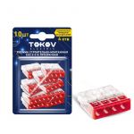 Клемма строительно-монтажная СМК 2273-204 EU2.5 414 4-проводная прозр. (блист.10шт) TOKOV ELECTRIC TKE-EU2.5-414/BL10 Клемма строительно-монтажная СМК 2273-204 EU2.5 414 4-проводная прозр. (блист.10шт) TOKOV ELECTRIC TKE-EU2.5-414/BL10