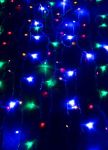 Гирлянда светодиодная "Дождь" 1.5х1.5м 144LED мультиколор 8 режимов 220В 1.5мм провод прозр. КОСМОС KOC_CUR-V106 Гирлянда светодиодная "Дождь" 1.5х1.5м 144LED мультиколор 8 режимов 220В 1.5мм провод прозр. КОСМОС KOC_CUR-V106