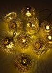 Гирлянда светодиодная "Фонарики" золото 5х3см 10LED тепл. бел. 1.8+0.3м КОСМОС KOC_GIR-B121 Гирлянда светодиодная "Фонарики" золото 5х3см 10LED тепл. бел. 1.8+0.3м КОСМОС KOC_GIR-B121