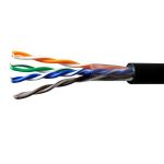 Кабель витая пара U/UTP кат.5E 4х2х24AWG solid CU PE Outdoor Standart черн. (м) SUPRLAN 01-0325-1 Кабель витая пара U/UTP кат.5E 4х2х24AWG solid CU PE Outdoor Standart черн. (м) SUPRLAN 01-0325-1