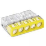 Клемма 5х(0.5-2.5мм) 5-х проводн. для распред. короб. (с контактн. пастой "Alu-Plus") WAGO 2273-245 Клемма 5х(0.5-2.5мм) 5-х проводн. для распред. короб. (с контактн. пастой "Alu-Plus") WAGO 2273-245