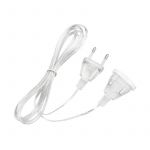 Удлинитель 3м для подключения домашних гирлянд провод прозр. ПВХ Neon-Night 315-424 Удлинитель 3м для подключения домашних гирлянд провод прозр. ПВХ Neon-Night 315-424