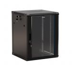 Шкаф настенный 19дюйм 12U 650х600х600мм TWB-1266-GP-RAL9004 стеклян. дверь черн. Hyperline 392634 Шкаф настенный 19дюйм 12U 650х600х600мм TWB-1266-GP-RAL9004 стеклян. дверь черн. Hyperline 392634