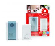 Звонок беспроводной полиф. ЗБ-2 32 мелодии 120м с цифр. кодир. с кнопкой бел./сер. IN HOME 4690612013305 Звонок беспроводной полиф. ЗБ-2 32 мелодии 120м с цифр. кодир. с кнопкой бел./сер. IN HOME 4690612013305