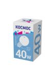 Лампа накаливания 40Вт шар матовая E27 КОСМОС LKsmSSpFr40E27v2 Лампа накаливания 40Вт шар матовая E27 КОСМОС LKsmSSpFr40E27v2