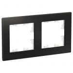 Рамка 2-м AtlasDesign Nature метал. оникс SE ATN312302 Рамка 2-м AtlasDesign Nature метал. оникс SE ATN312302