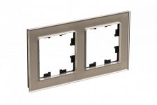 Рамка 2-м AtlasDesign Nature стекло шампань SE ATN320502 Рамка 2-м AtlasDesign Nature стекло шампань SE ATN320502