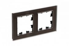 Рамка 2-м AtlasDesign Nature стекло мокко SE ATN320602 Рамка 2-м AtlasDesign Nature стекло мокко SE ATN320602