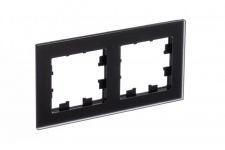 Рамка 2-м AtlasDesign Nature матов. стекло черн. SE ATN331002 Рамка 2-м AtlasDesign Nature матов. стекло черн. SE ATN331002