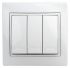 Выключатель 3-кл. СП Plano 10А IP20 1-106-01 250В бел. Intro Б0027605