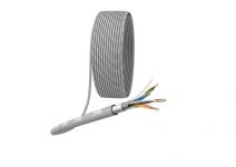 Кабель витая пара F/UTP кат.5E 4х2х24AWG solid CCA PVC Simple сер. (м) Эра Б0044440 Кабель витая пара F/UTP кат.5E 4х2х24AWG solid CCA PVC Simple сер. (м) Эра Б0044440