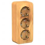 Розетка 3-м ОП Blanca 16А IP20 250В с заземл. защ. шторки с изолир. пластиной ясень SE BLNRA011315 Розетка 3-м ОП Blanca 16А IP20 250В с заземл. защ. шторки с изолир. пластиной ясень SE BLNRA011315