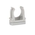 Держатель для труб (клипса) d20мм сер. (уп.10шт) Plast EKF derj-z-20n-r Держатель для труб (клипса) d20мм сер. (уп.10шт) Plast EKF derj-z-20n-r