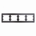 Рамка 4-м Glossa горизонт. графит SE GSL001304 Рамка 4-м Glossa горизонт. графит SE GSL001304