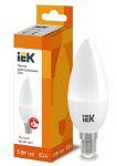 Лампа светодиодная ECO C35 5Вт свеча 3000К тепл. бел. E14 450лм 230-240В IEK LLE-C35-5-230-30-E14 Лампа светодиодная ECO C35 5Вт свеча 3000К тепл. бел. E14 450лм 230-240В IEK LLE-C35-5-230-30-E14