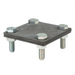 Зажим полоса 40 - полоса 40 (3 пластины 70х70мм) HZ PROxima EKF lp-g3105 Зажим полоса 40 - полоса 40 (3 пластины 70х70мм) HZ PROxima EKF lp-g3105