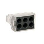 Клемма строительно-монтажная СМК 773-106 6-проводная 1.0-2.5кв.мм (уп.50шт) PROxima EKF plc-smk-106 Клемма строительно-монтажная СМК 773-106 6-проводная 1.0-2.5кв.мм (уп.50шт) PROxima EKF plc-smk-106