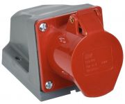 Розетка ОП 16А 380В 3P+PЕ ССИ-114 IP44 IEK PSR12-016-4 Розетка ОП 16А 380В 3P+PЕ ССИ-114 IP44 IEK PSR12-016-4