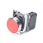 Кнопка модульная SB4 в сборе 22мм с возвратом металл 1НЗ красн. SE SB4BA42 Кнопка модульная SB4 в сборе 22мм с возвратом металл 1НЗ красн. SE SB4BA42