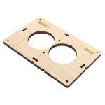 Шаблон для подрозетников c 2 отв. d68мм Expert EKF sh-d68-2 Шаблон для подрозетников c 2 отв. d68мм Expert EKF sh-d68-2