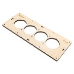 Шаблон для подрозетников c 4 отв. d68мм Expert EKF sh-d68-4 Шаблон для подрозетников c 4 отв. d68мм Expert EKF sh-d68-4