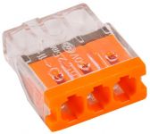 Клемма строительно-монтажная СМК 772-203 (уп.4шт) IEK UKZ30-203-004 Клемма строительно-монтажная СМК 772-203 (уп.4шт) IEK UKZ30-203-004